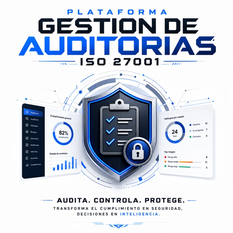 Plataforma visual de gestión de auditorías ISO 27001